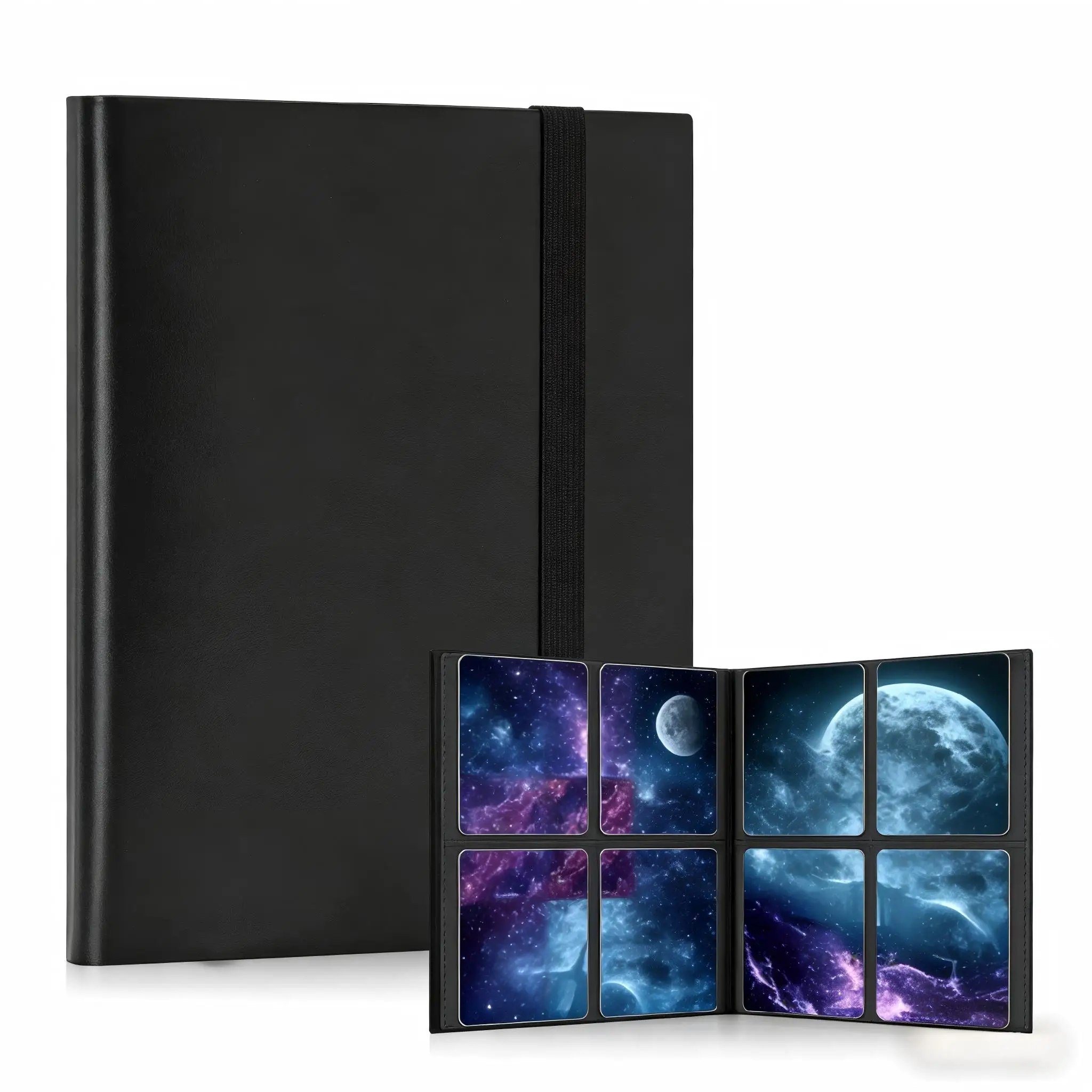 مجلد ألبوم تخزين متين 9/4 جيب، مناسب للعب والبطاقات الرياضية، يمكن أن يحمل 360/160 بطاقة، مع 20 لوحة قابلة للطي - مجلد بطاقات قابل للجمع، صندوق تخزين بطاقات الألعاب، مجلد بطاقات عالي الجودة، حامل بطاقات تذكاري، جامع متعدد البطاقات