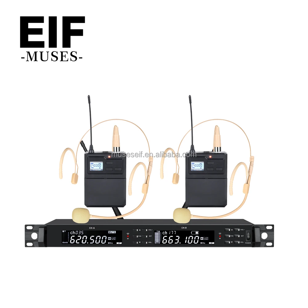 2026 Wireless Microphone Systems Uhf Wireless Conference Microphone System Microphone System Set Dual-channel