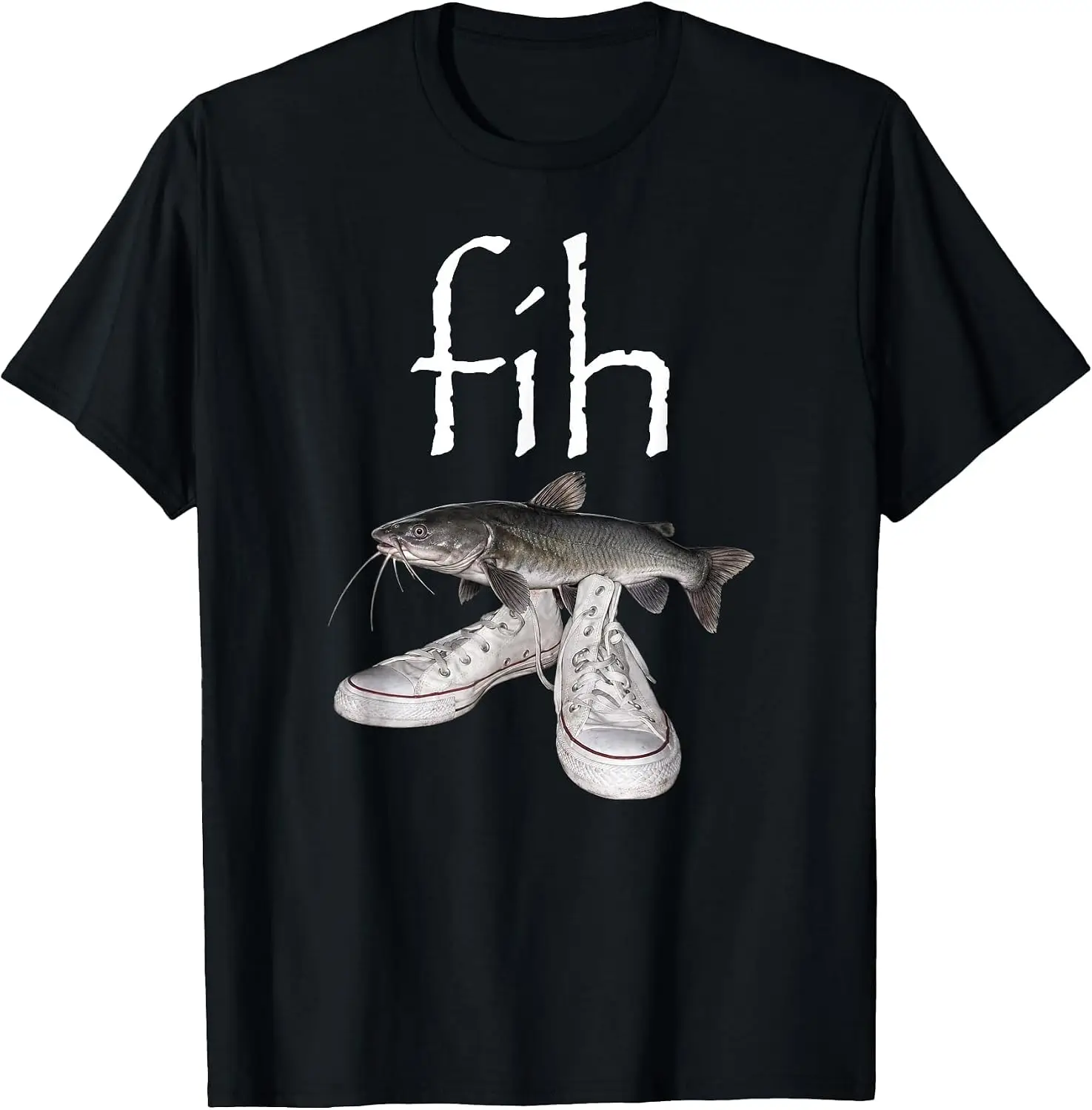 Shoes Funny Misspelled Fish Meme Fih Calling Humor T-Shirt Unisex Unique Graphic Print T-Shirt Soft Cotton Casual Crew Neck Short Sleeve Tee For Men Women Daily Fashion Tops.Graphic Tee,Print T Shirt,Crew Neck,Short Sleeve.