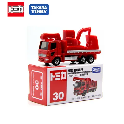 TOMY 1/64  Hummer GTR  Fire truck excavator Alloy car model toy rare collection