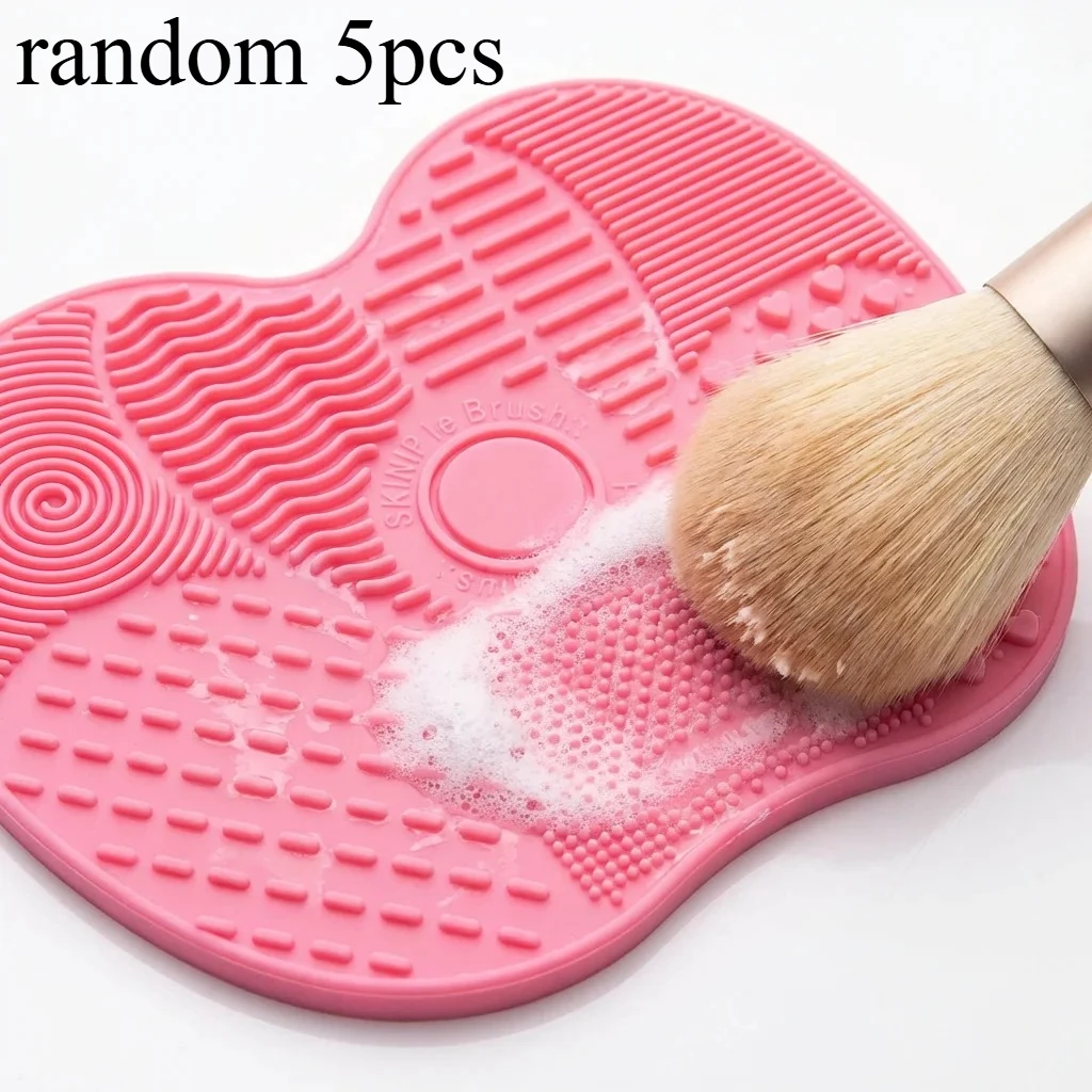Professional Brush Cleaning Pad, 6 Inch Zoned Silicone Mat, Remove Stubborn Makeup, Easy to Rinse & Dry, for Home & Salon Use - Detail 1