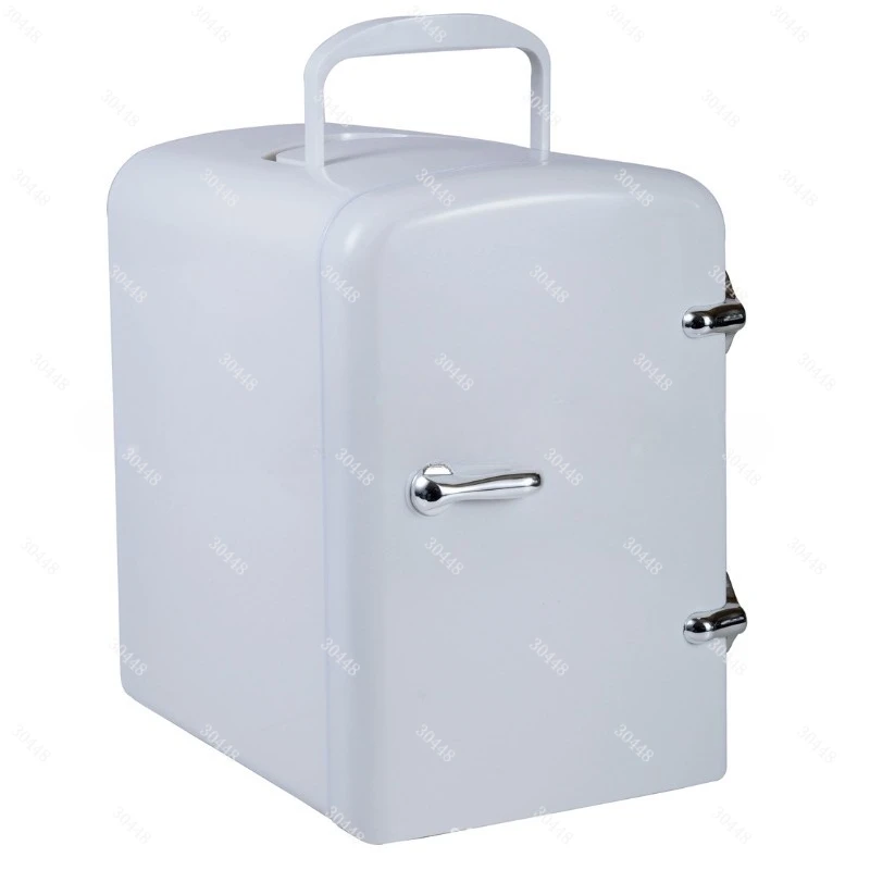 

USB Mini Fridge Cosmetic Cooler Dual-Use for Car and Home Portable Thermoelectric Refrigerator Power Bank Compatible