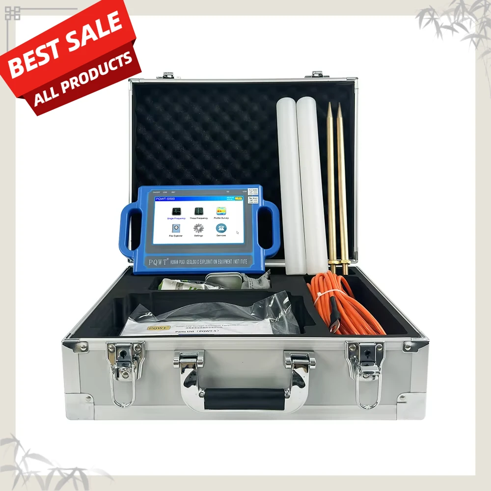 

PQWT S150: 18-канальный детектор подземных вод для бурения скважин, поиск воды на глубине до 150 м, обнаружение природных электрических полей