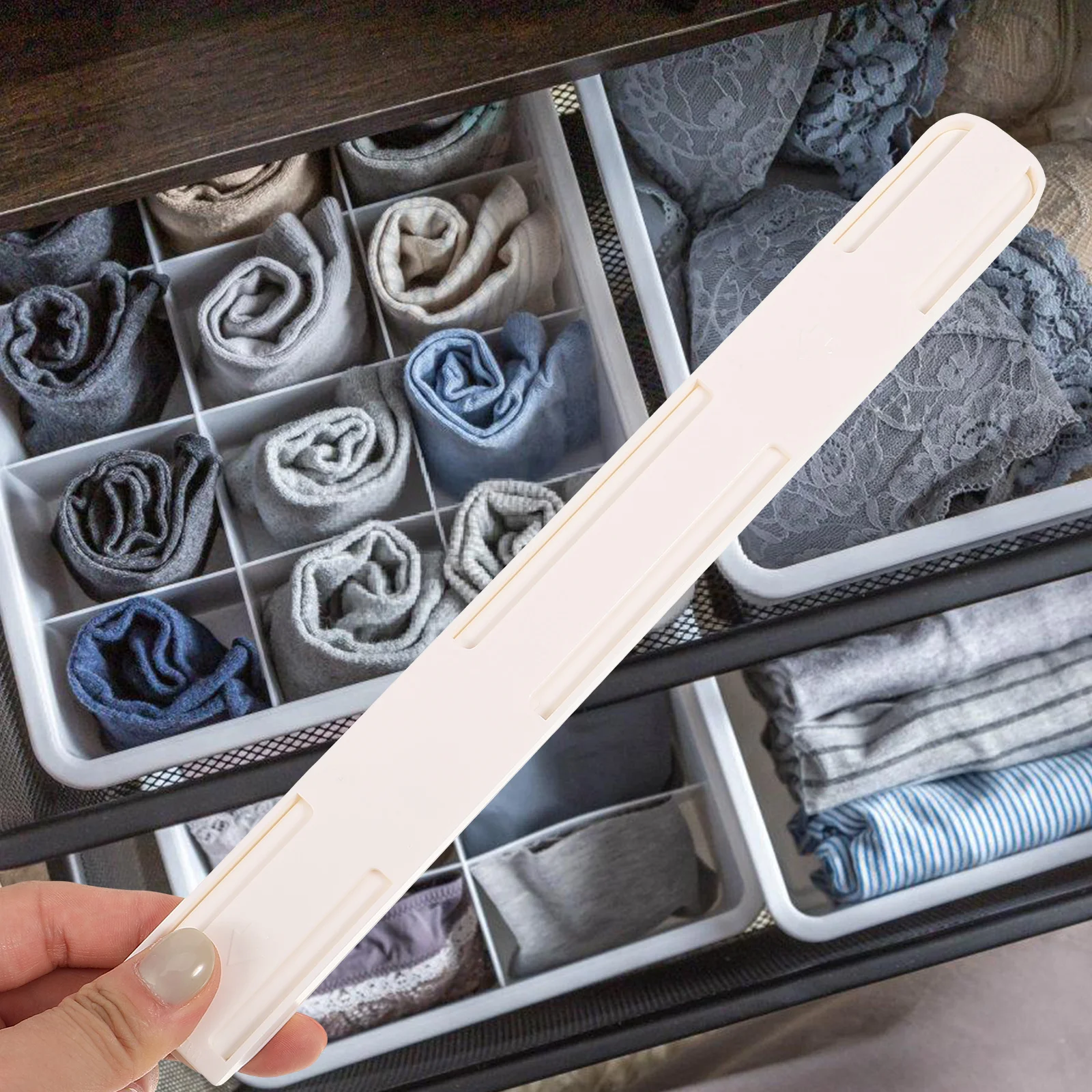 

2pcs Heavy Duty Plastic Drawer Slides Bottom Mount Cabinet Drawer Guide Rails Furniture Sliding Tracks Smooth Wear Resistant
