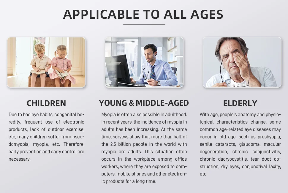 Eye Treatment Pseudomyopia Eyestrain Blurred Vision Presbyopia Fear Of Light Therapy Rehabilitation Equipment