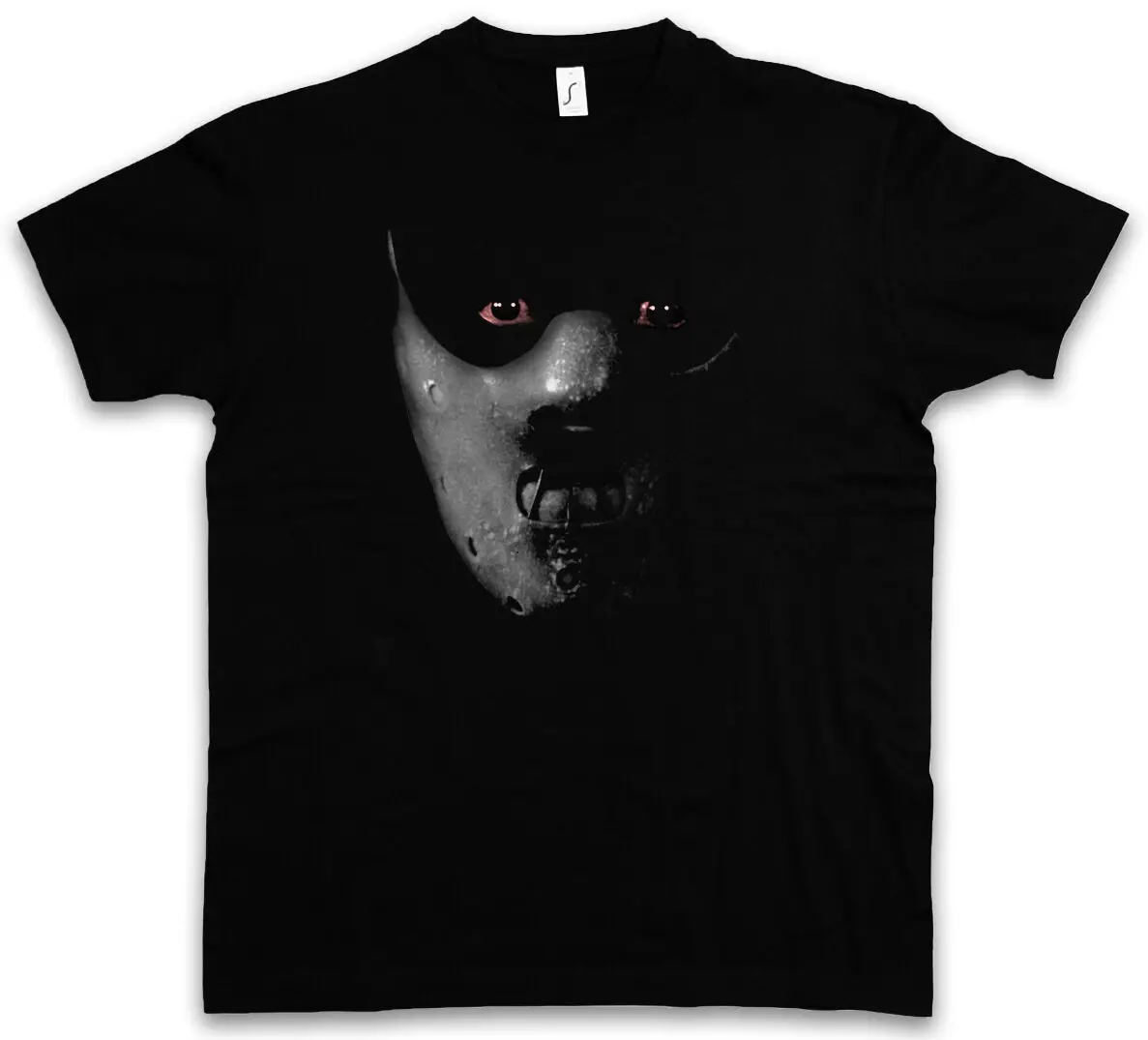 

HANNIBAL MASK T-SHIRT - Face Red The Silence der Lecter Dragon of Lambs S - 5XL