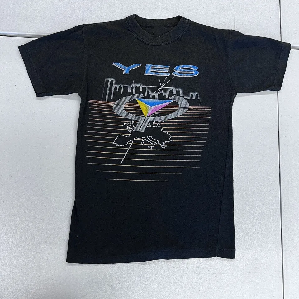 

Футболка Yes World Tour 1984 года, полный размер S 5XL BE2458