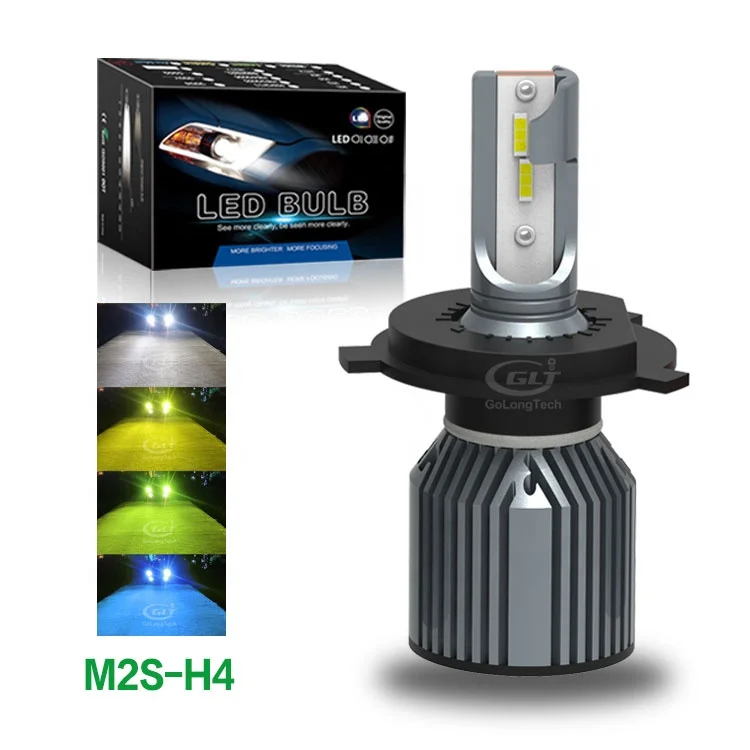 M2S H4 Bulb 50w 20000lm Super Bright Bulbs Led Light 10000lm 9003 H4  Led Headlight Bulbs