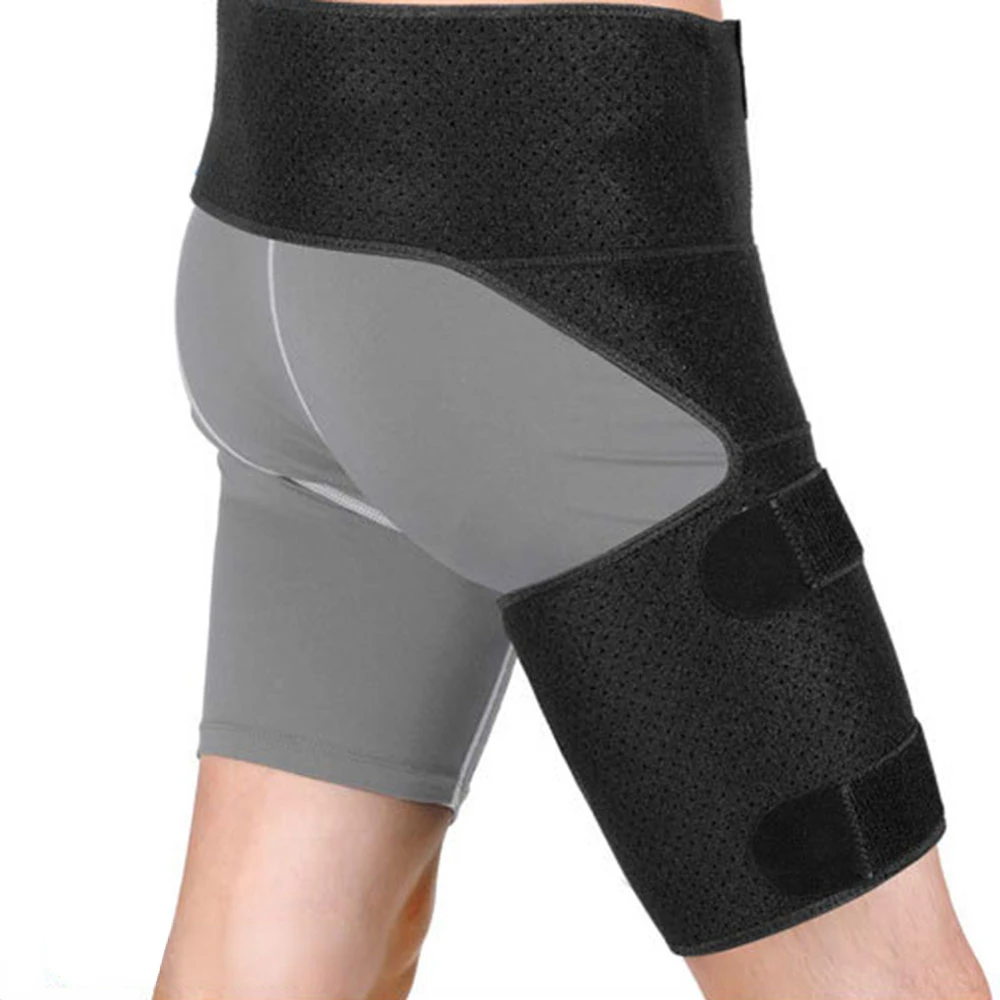 Medical Adjustable Groin Support For Joint Pain Pulled Groin Sciatic Nerve Pain Hip Thigh Injury Recovery Rehab Compression Wrap