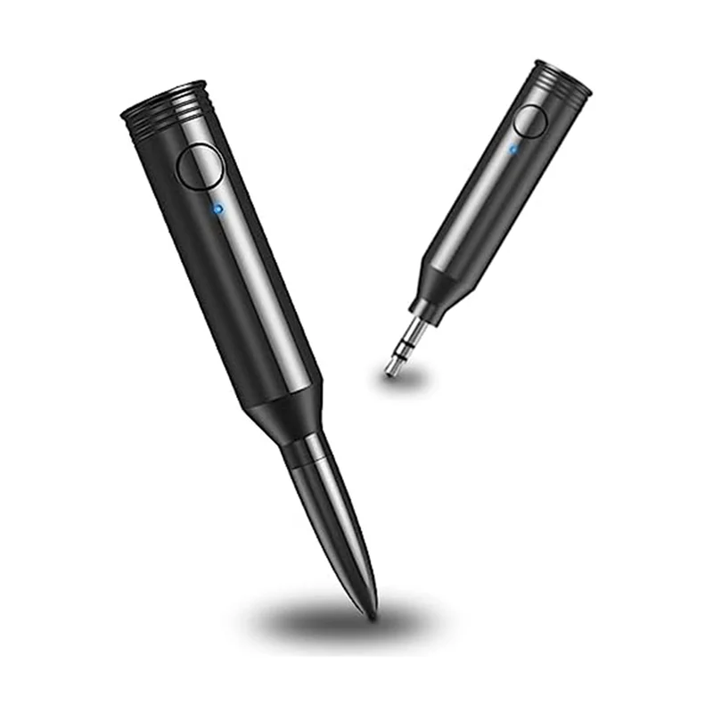 موثوقة-محول بلوتوث Aux للسيارة، سيارة بلوتوث استقبال الصوت المنزل مكبر صوت ستيريو سماعة بلوتوث محول السيارة-ABDQ