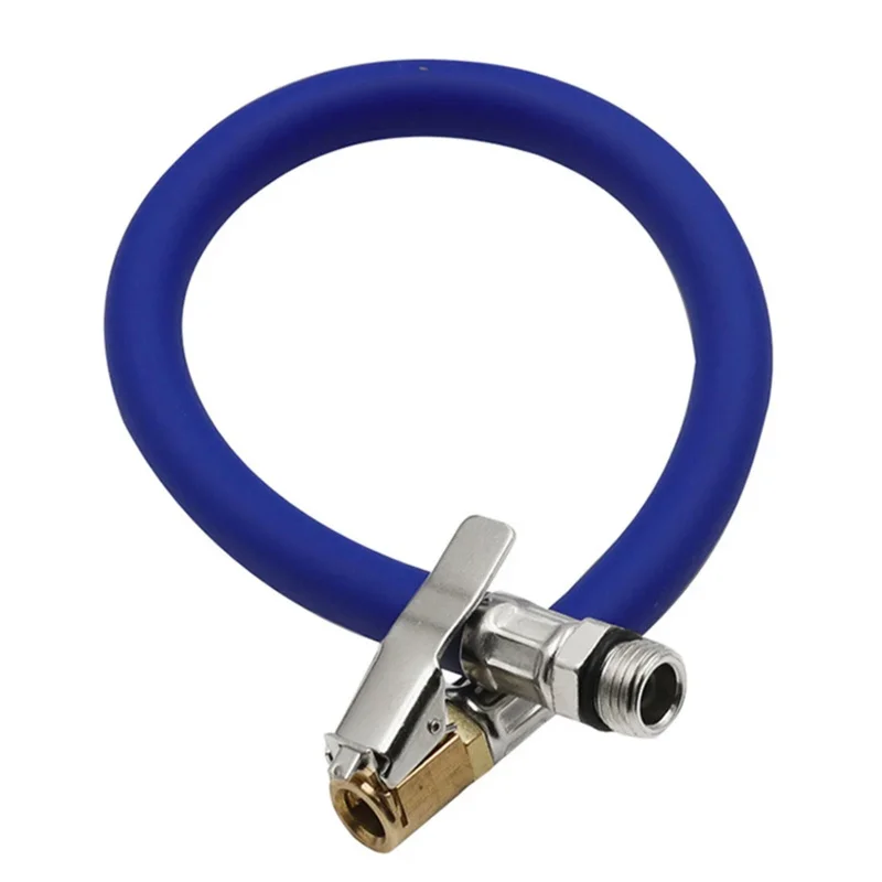 For Air Compressors Inflatable Tube 14.56Inch Anti-explosion Black Blue Inflatable Tube Car Tire Inflstor Hose