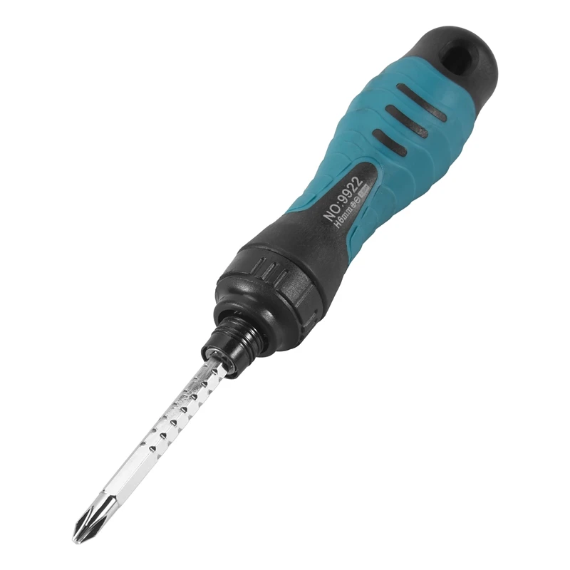 

PENGGONG 2In1 Precision Adjustable Ratchet Screwdriver Set Two-Way Slotted Phillips Magnetic Screwdriver Bits