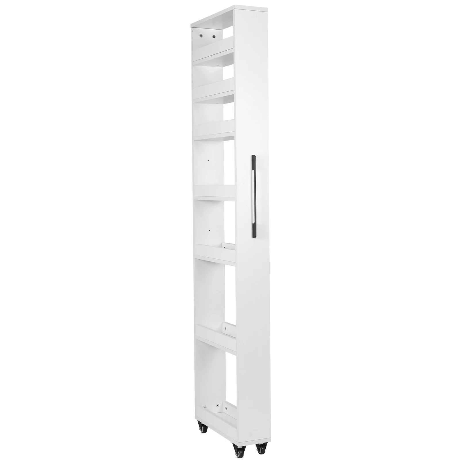 

Standing-Shelf Space-Saving Home Cabinet Side Pull-Out Pantry Slim Storage Cart