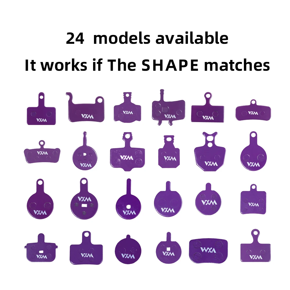 VXM Purple polymetallic Disc Brake Pad For SHIMANO B01S Wear-resistant Hydraulic Brake Pads MTB bike Pads For B03S B05S Parts - Image 6