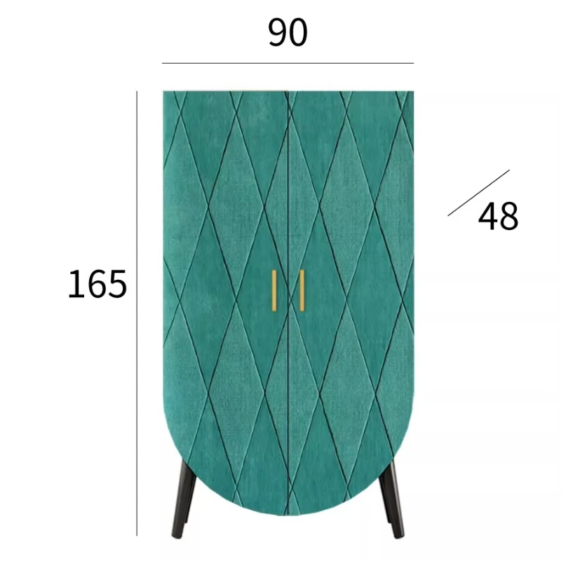 

Bedroom integrated wardrobe solid wood installation-free hanging storage household storage cabinet