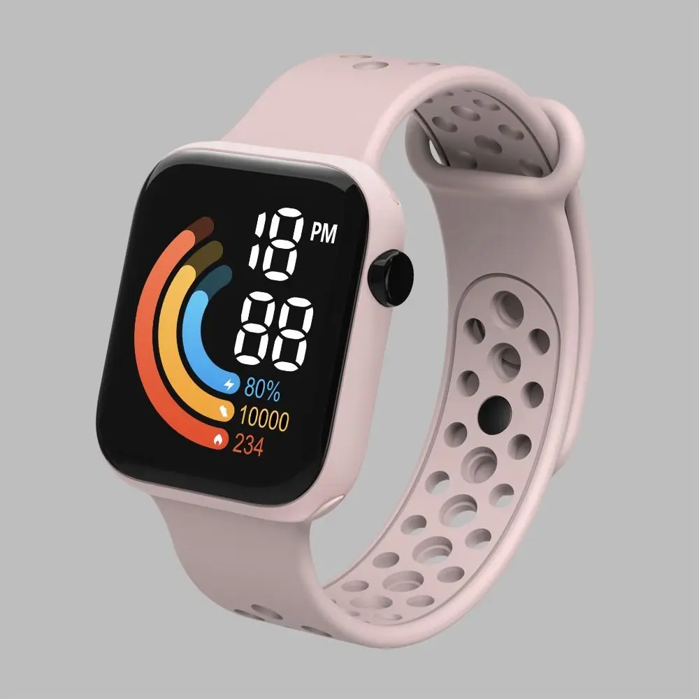 2024 LED Children's Sports Watch Fashion Luminous Wristwatch Waterproof Digital Watches