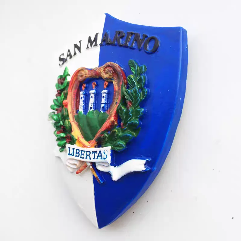 Europe San Marino Fridge Magnets Tourism Souvenir Refrigerator Magnets Sticker Collection Handicraft Decoration Articles