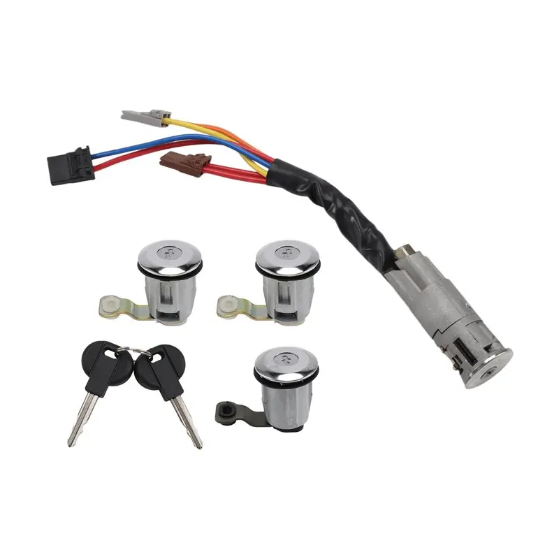 【Top Store!!】 For 205 405 Citroen ZX Berlingo 1996-2008 Models Compatible 1Set Switch Lock Cylinder Assembly 96244156 25