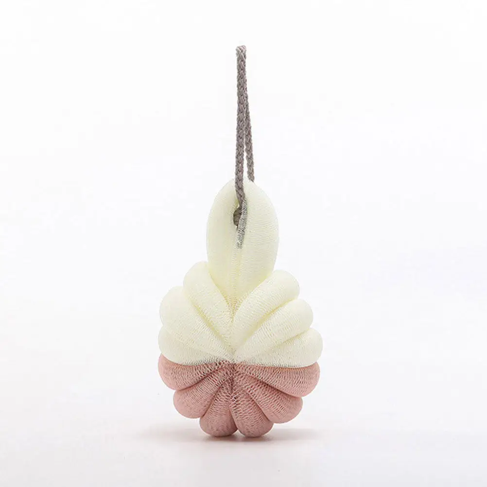 

Набор из 4 шаров-мочалок для душа с двойной сеткой, мягкие, удобные, отшелушивающие, для очищения кожи, с ремешком для подвешивания