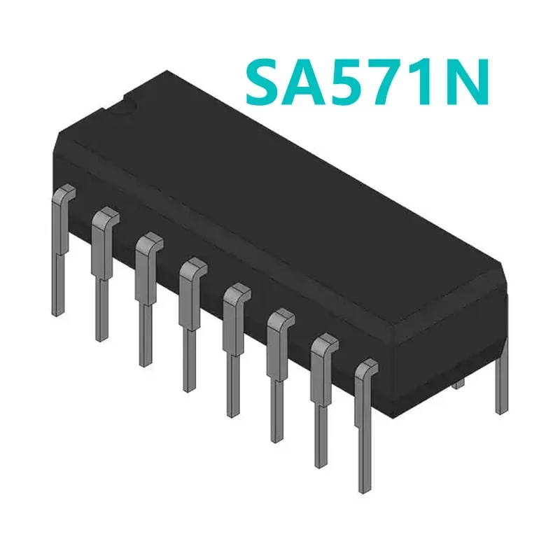 1PCS SA571N SA571 Direct Insert DIP-16 Linear Audio Processing Chip Spot