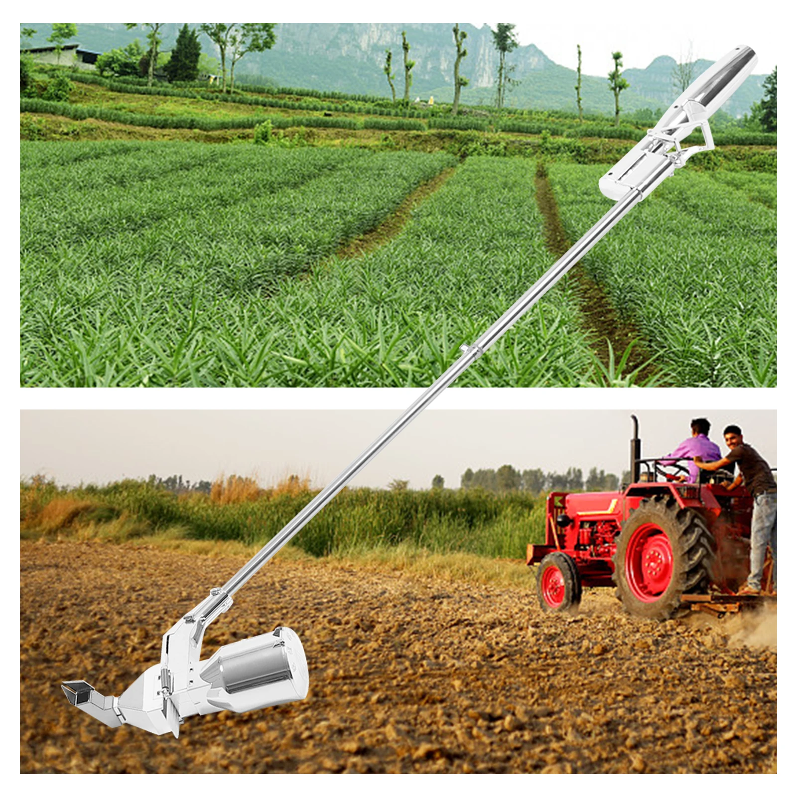 

Handheld Vegetable Planter, Portable Efficient Seeder Saves Time and Effort for Vegetable Plots, Seedling Trays, Burrow Trays