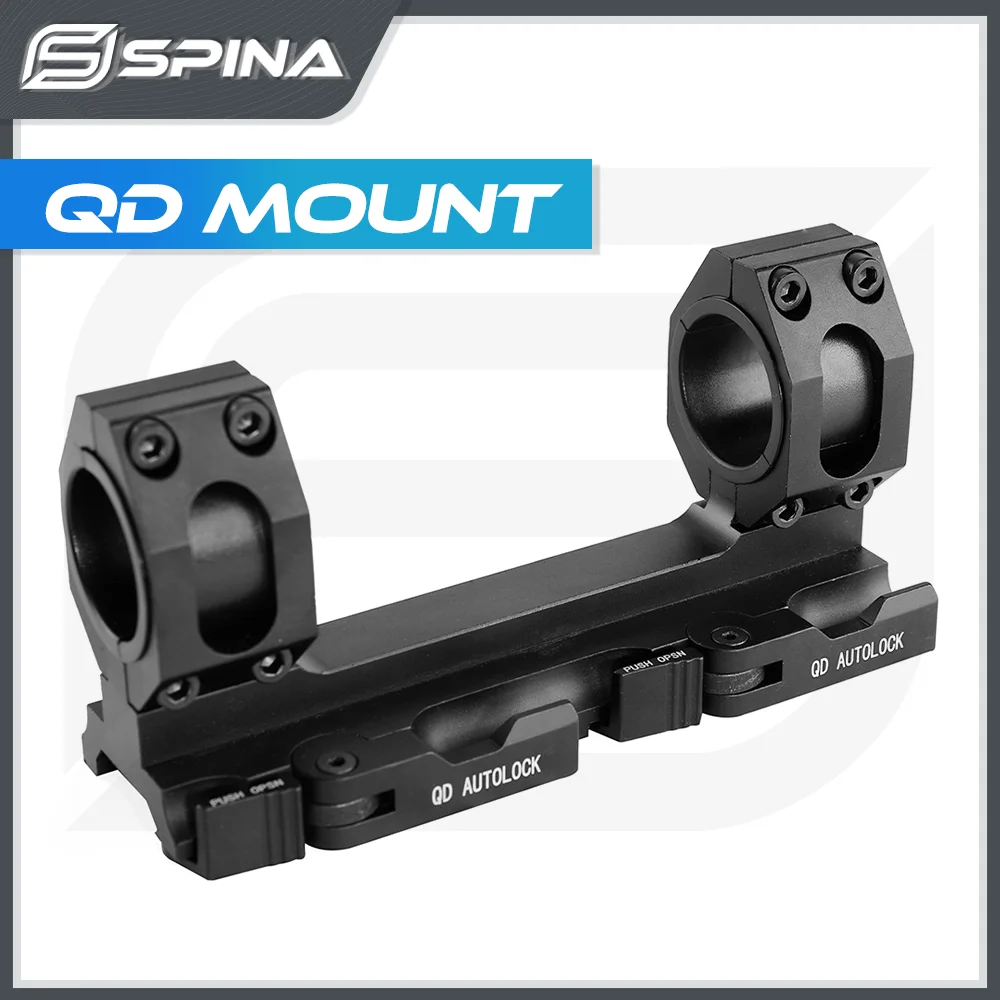 

25.4mm 30mm Dual Ring Cantilever Heavy Duty Scope Mount QD Quick Release Picatinny Weaver Rail For Hunting Rifle Scope