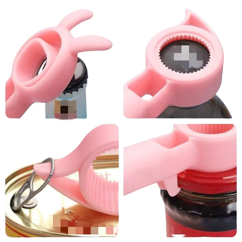 Multiple colors Cartoon rabbit Bottle Opener Feel Comfortable Rugged And Durable