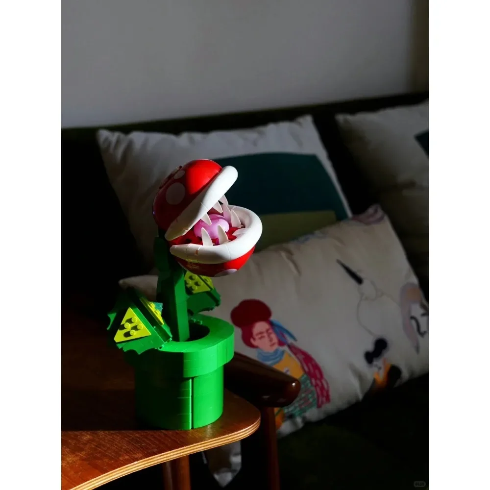 الزهور يمكن أن تأكل البشر 71426 مجموعات مكعبات البناء متوافقة مع جزيئات ليغو مناسبة لهدايا عيد الميلاد 540 قطعة