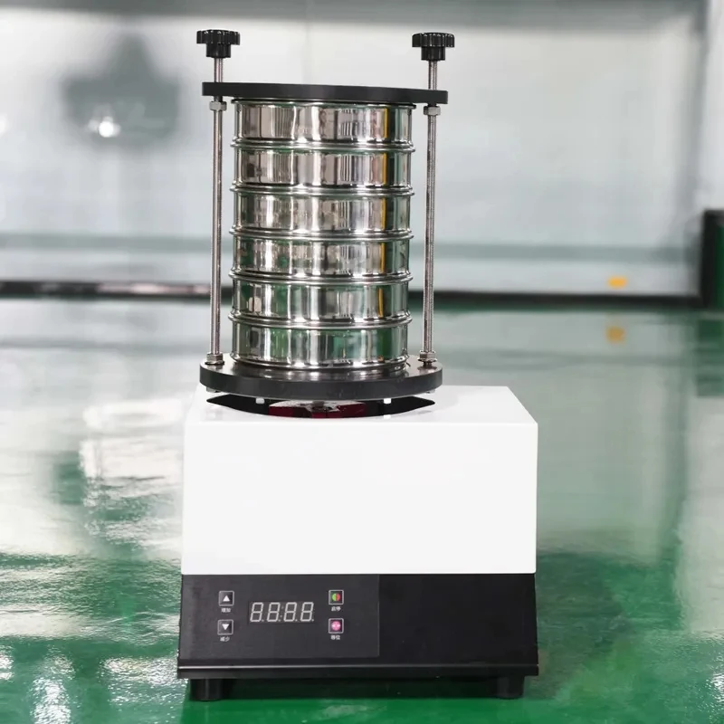 Cribadora de alta calidad con estructura de rejilla para análisis de vibración de partículas alimentarias, criba de análisis de vibración de múltiples pisos
