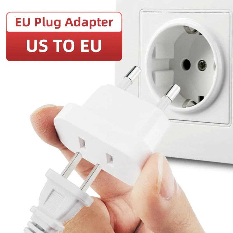 4.0/4.8MM Power Plug Adapter US To EU Europe Plug Power Plug Converter Travel Adapter China CN to EU Adapter Electrical Socket