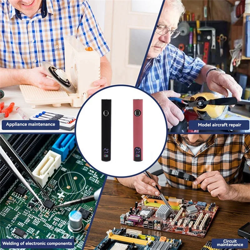 

A02F-510 Интерфейс Батарея Паяльник Портативный Быстрый Нагрев Сварочный Ремонт Инструмент Беспроводная Зарядка Паяльник