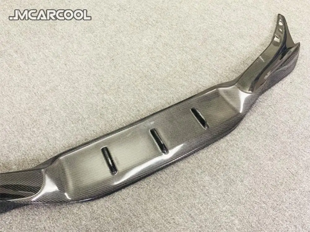 JMCARCOOL ألياف الكربون الجبهة حافة مصد السيارة سبويلر ملحقات لسيارات BMW 5 Series F90 M5 سيدان 2018 2019 2020
