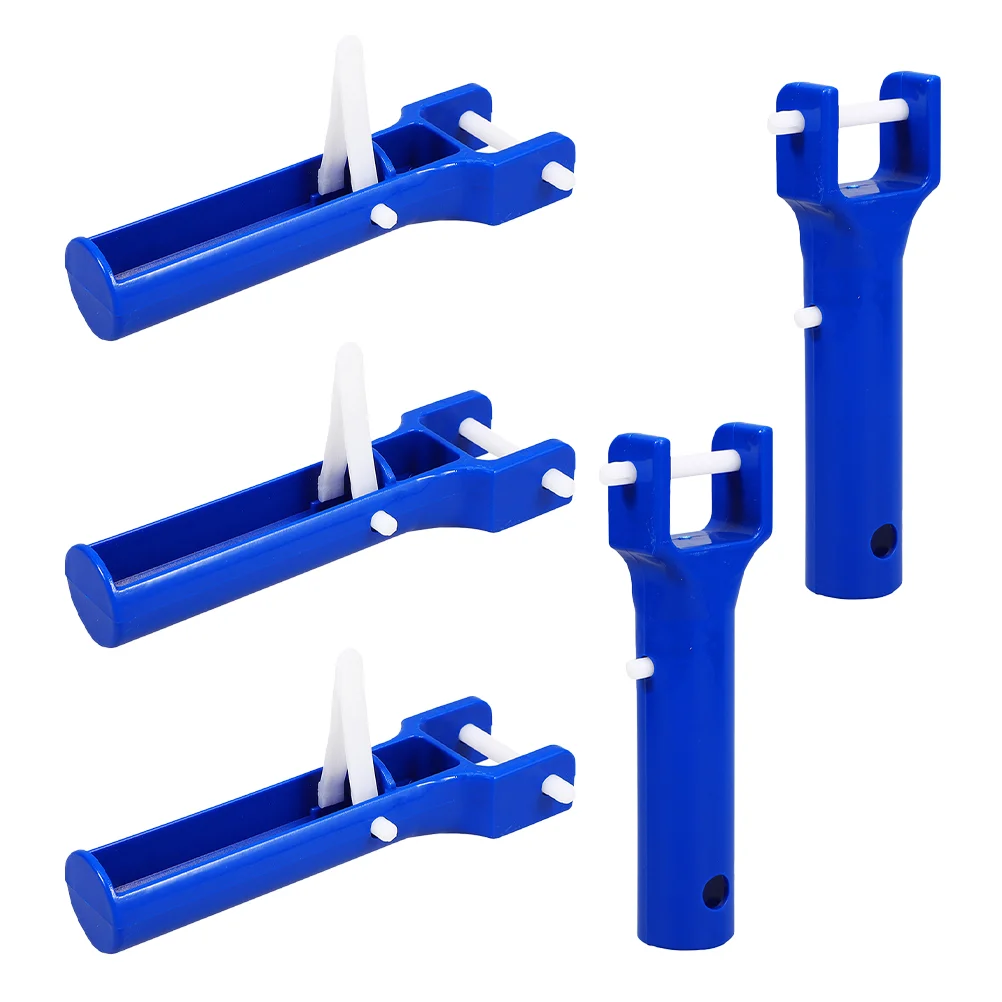 

5Pcs V Shaped Pool Cleaning Connector Handle Replacement Parts For Pool Vacuum Attachment Repair Pool Maintenance