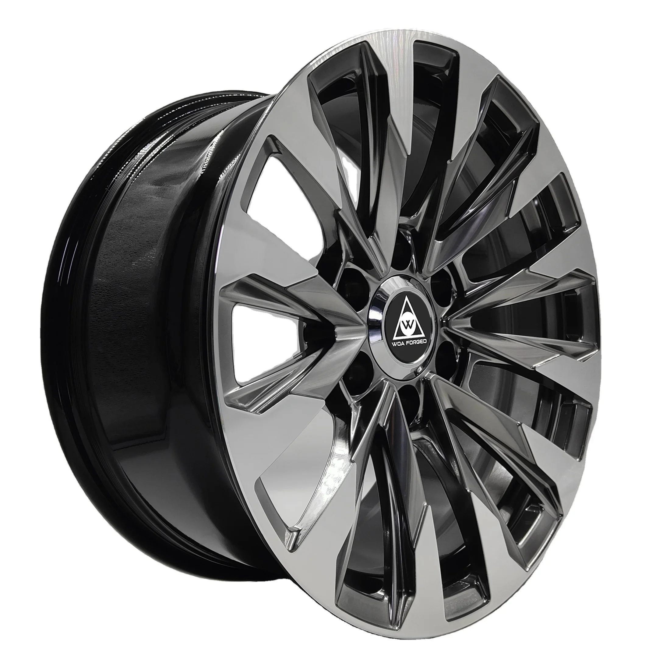 تصميم مخصص متعدد القضبان 19 20 21 بوصة عجلات مزورة إطارات رياضية مع 6 فتحات لسيارة لاند كروزر برادو تاكوما ثاندرا سيكويا