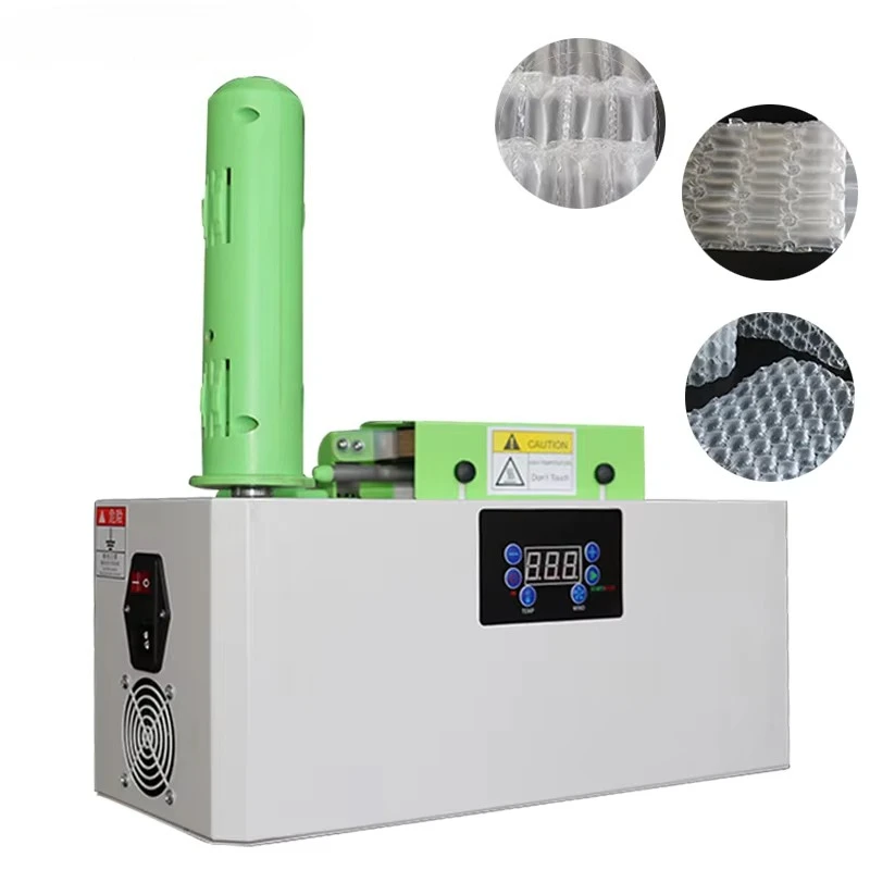 Automatic Air Cushion Machine Bubble Film Inflator Portable Air Pillow Bag Making Machine for Packaging Protection
