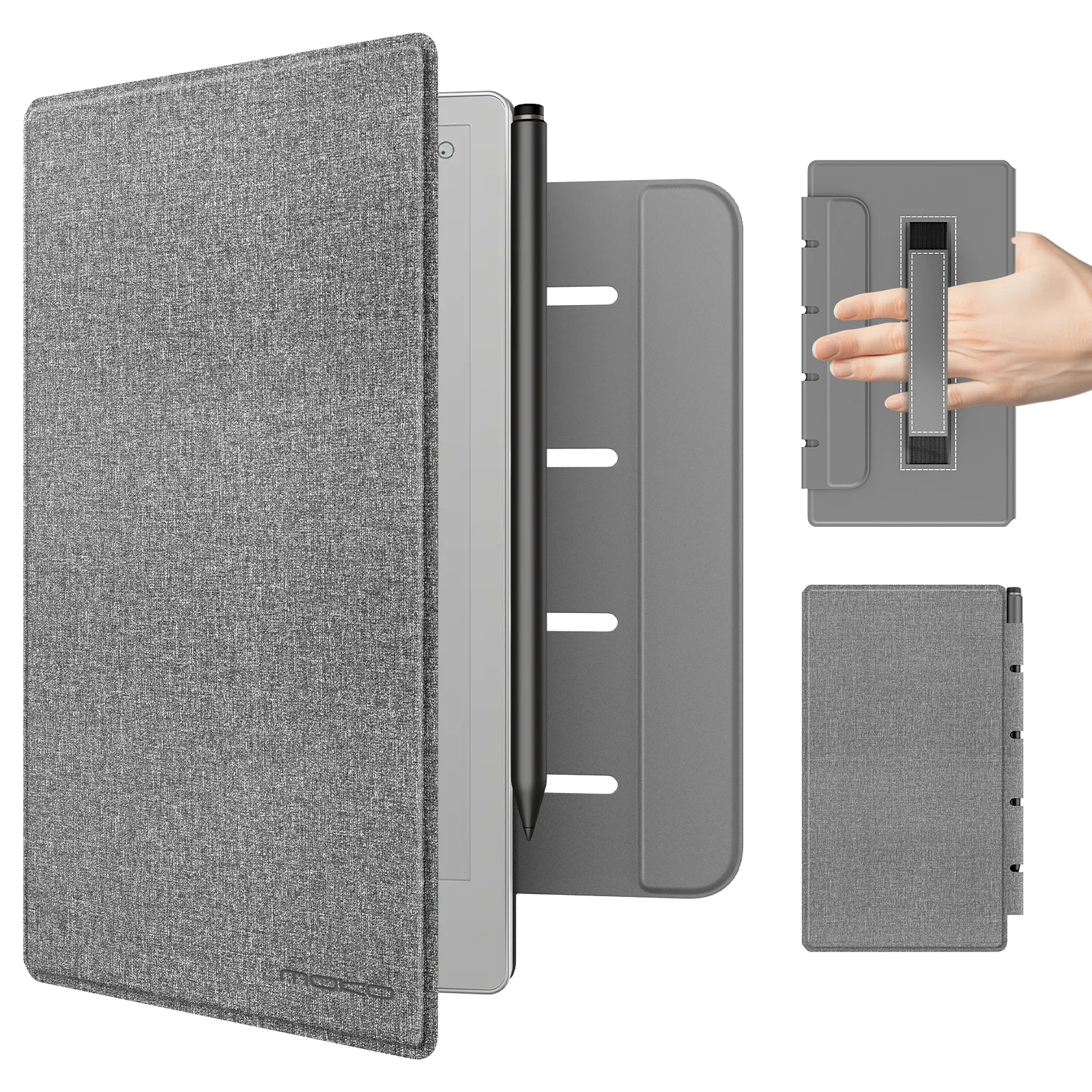 

Case for Remarkable Paper Pro Move 2025 7.3" Lightweight Ultra-Thin Magnetic Case with Wide Pen Protective Clasp, Hand Strap