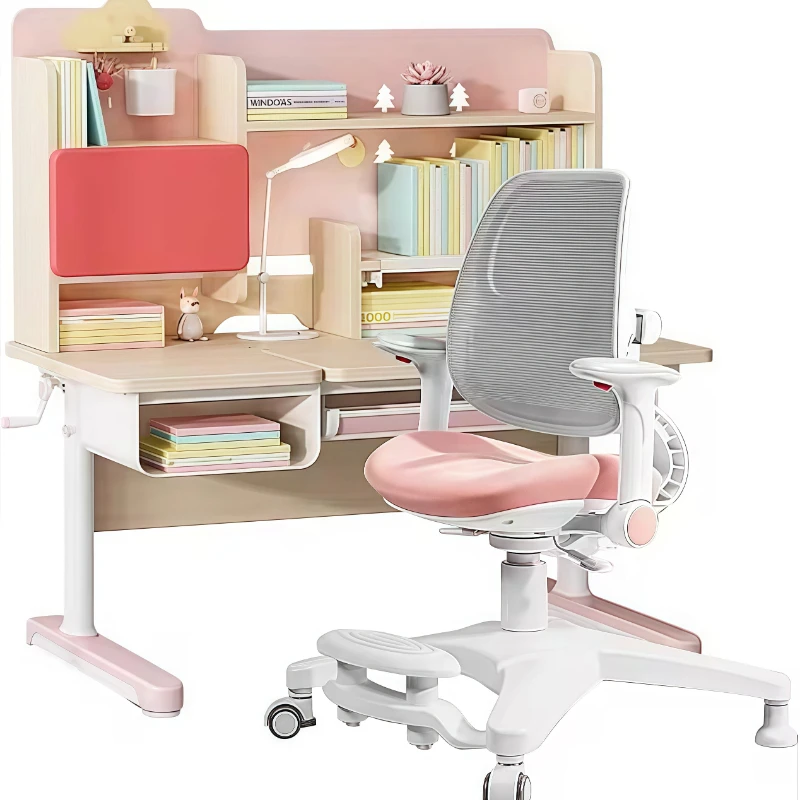 طاولة الأطفال طالب المهنية دراسة البراز مكتب أطفال أثاث أطفال Mesa Para Computador الاطفال طاولة الدراسة وكرسي #5