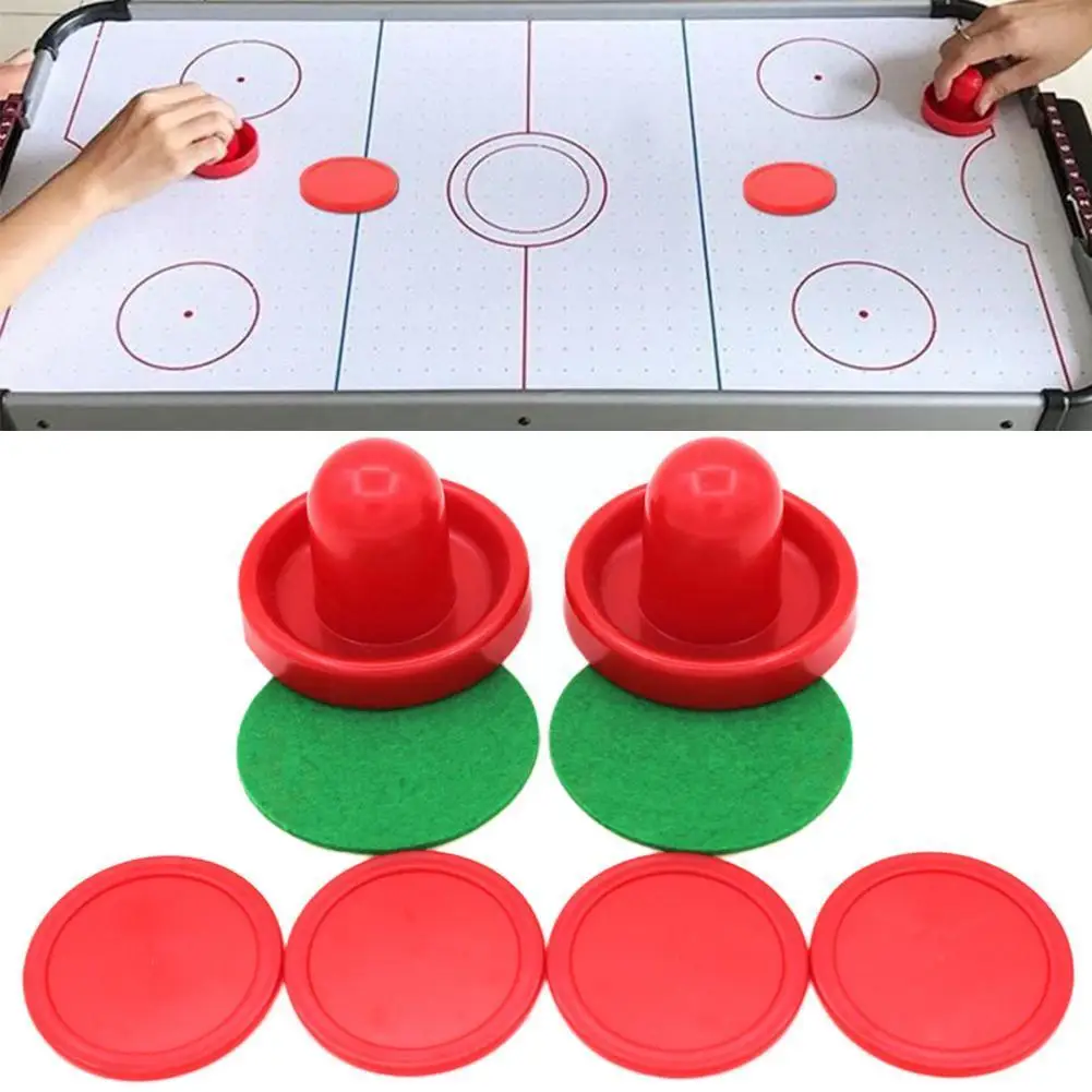 Red Air Hockey Equipment Tables Table Game Puck Puck 60mm 51mm 60mm Accessories For Mallet Goalkeepers Air Hockey Puck Game U7s4