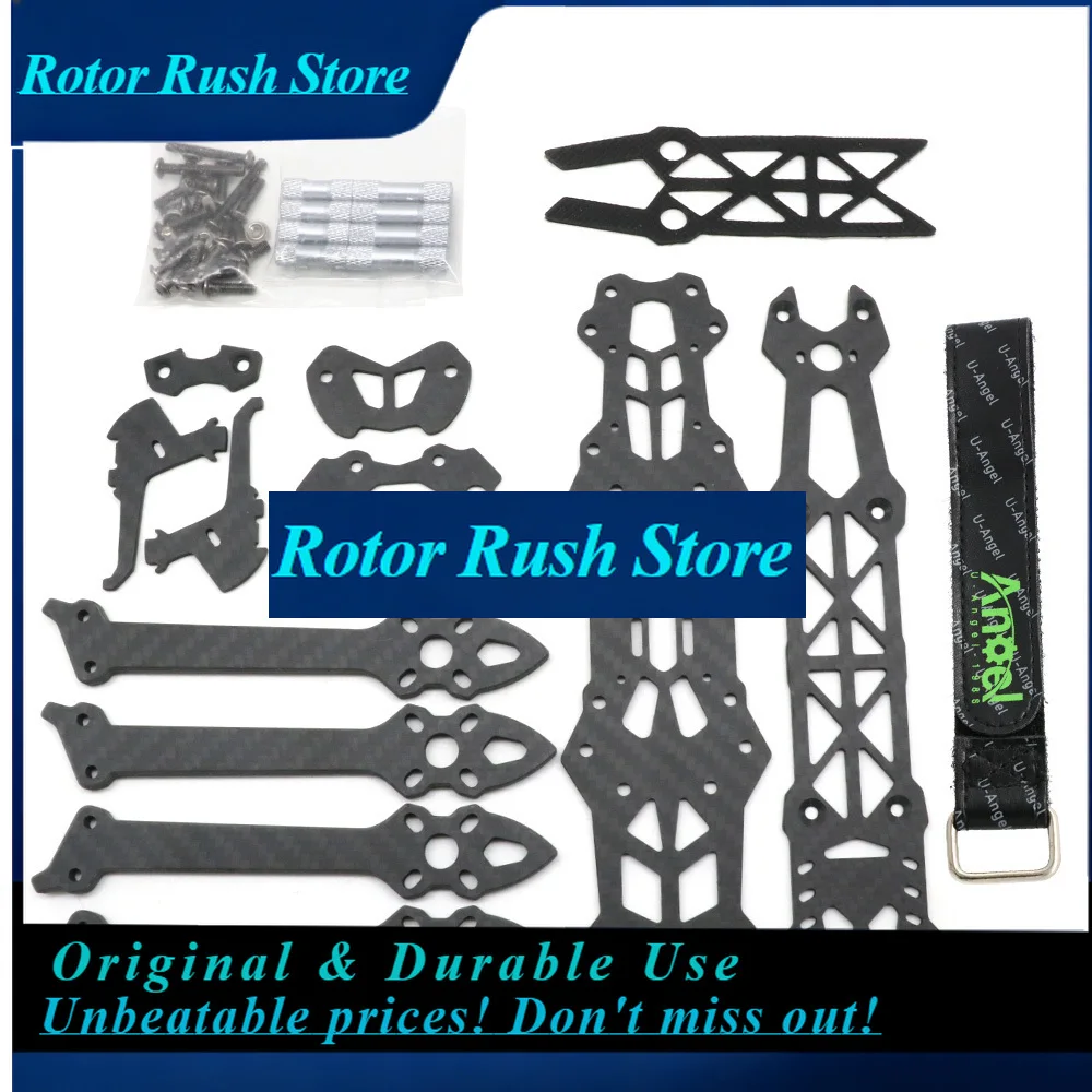 RoRuSMARK4 7inch 295mm Wheelbase Carbon Fiber Frame 5mm Arm A2807 1300KV Brushless Motor 7inch Propeller For FPV 7