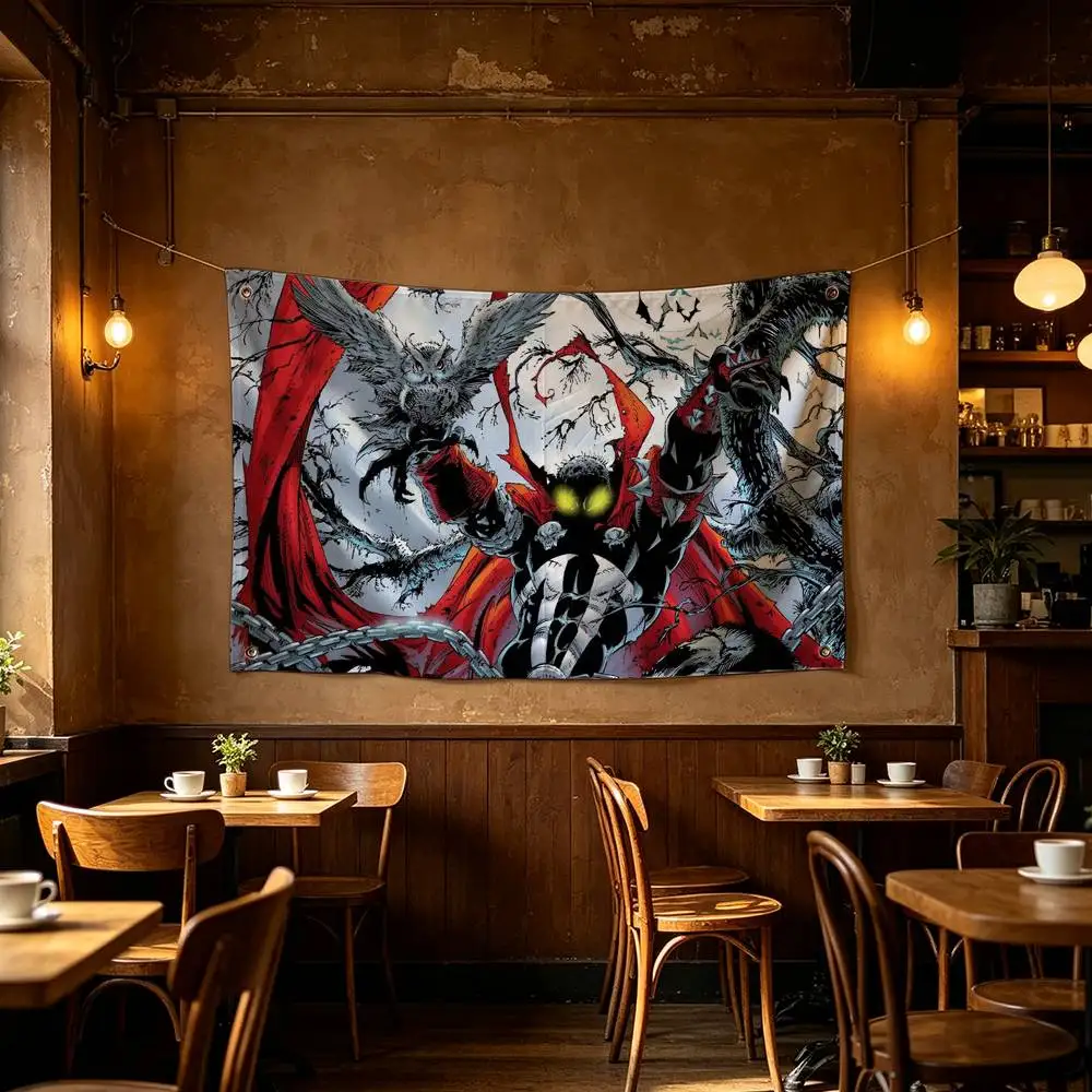 Anime S-Spawn Flags Wall Hanging Tapestry Outdoor Garage Room Decorative flag Background Blanket