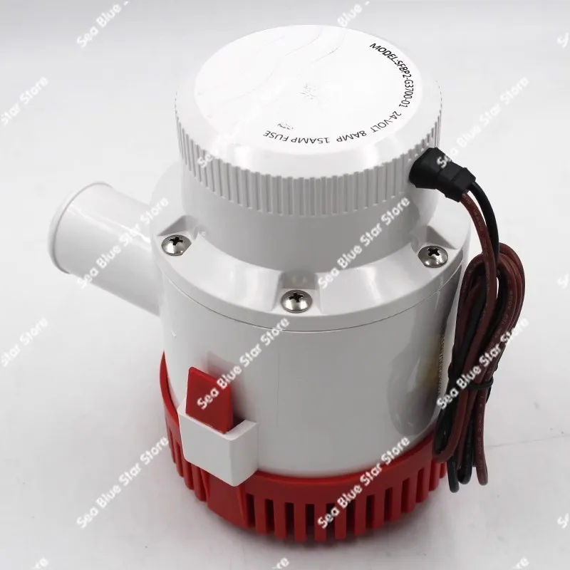 12V/24V DC submersible pump/large flow bilge pump/cruise yacht drainage pump/marine water pump 3700