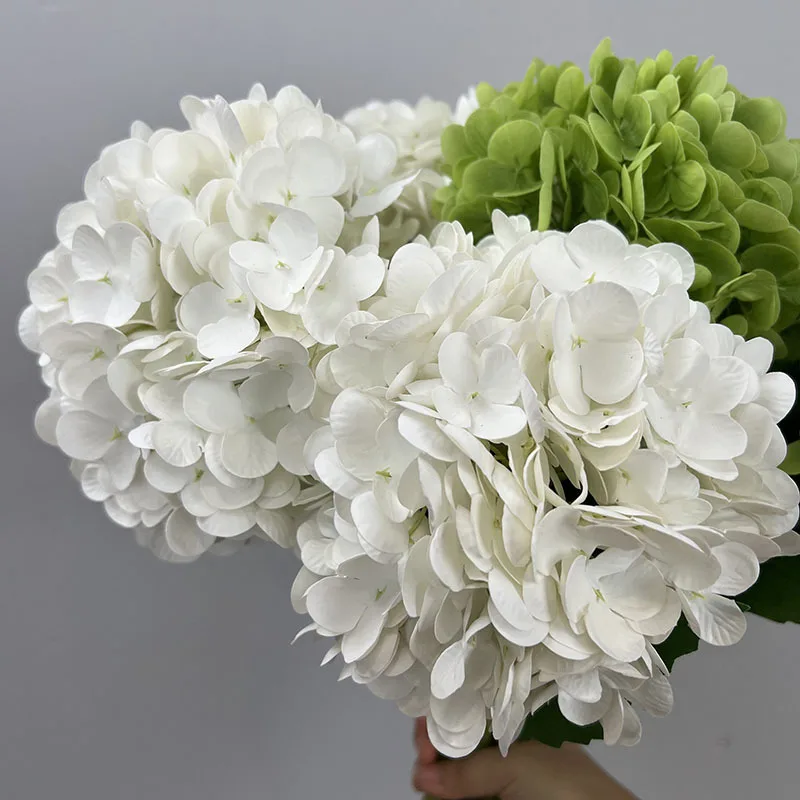 49CM 182 Pieces Hand Feel Film Embroidered Ball 3D Moisturizing Artificial Flower Home Decoration Floral Wedding Decoration