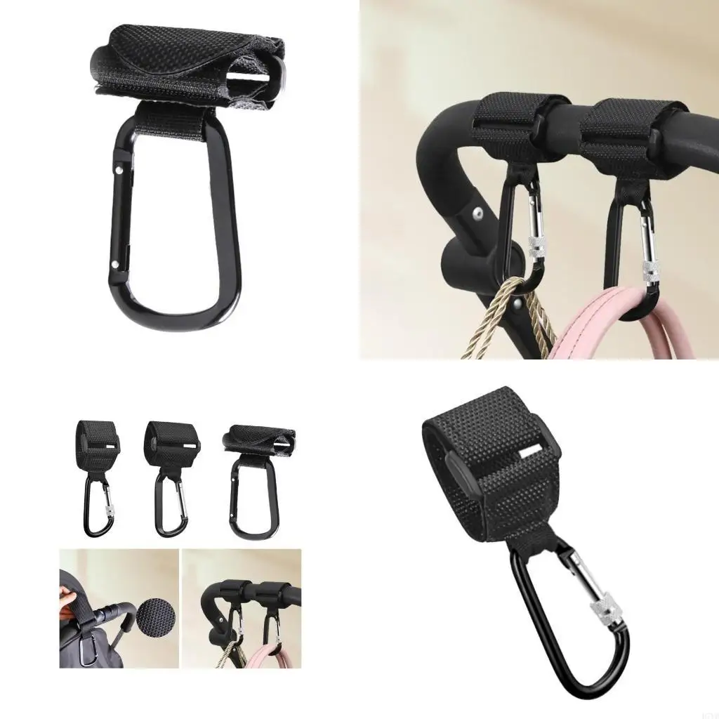 

D7YD Прочный крючок для коляски, освобождающий руки, крючок для коляски, универсальный крючок для ремня, вращающийся на 360 для