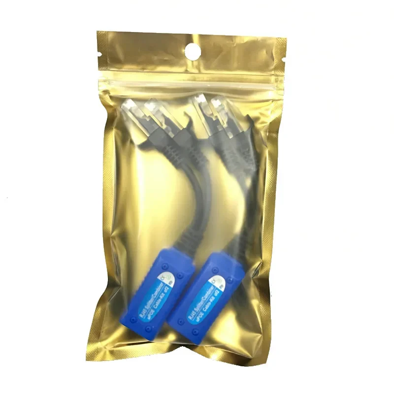 ESCAM UPOE01 POE Adapter Cable Connectors Passive Power Cable Ethernet PoE Adapter RJ45 splitter combiner ESCAM upoe cable kit