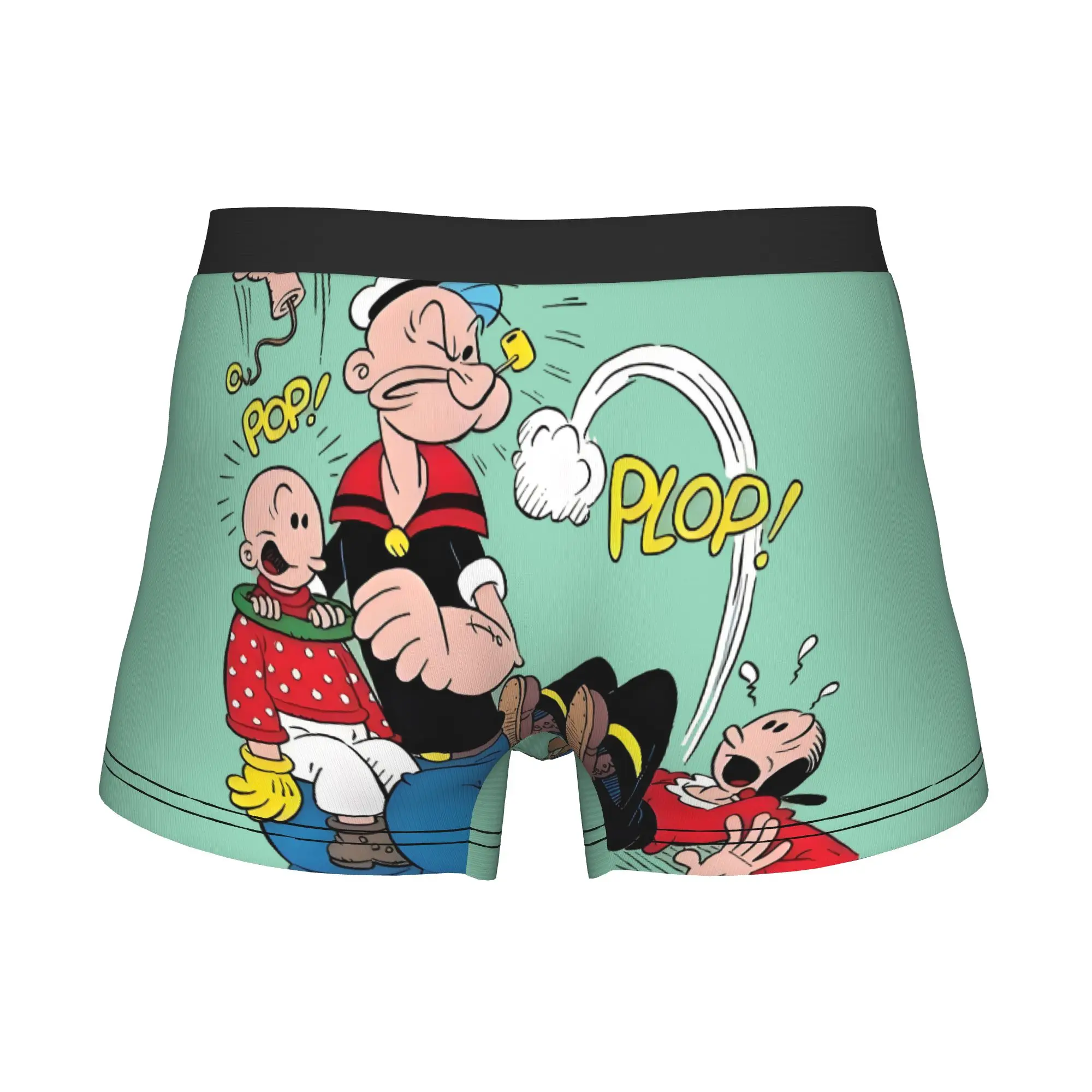 Novelty P-Pop E-Eye The S-Sailor  Boxers Shorts Panties Men's Underpants Comfortable Funny Comic Briefs Underwear
