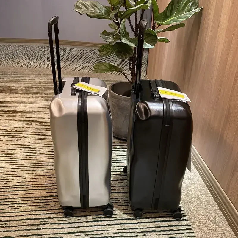 Korean version luggage, female suitcase, male student suitcase, universal wheel, large capacity password box, zipper style