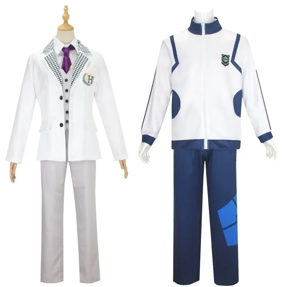 Halloween Tailored Costume Anime Blue Lock Reo Nagi Bachira Isagi Chigiri Yoichi School Gym Suit Sportswear Tracksuit Sweatshirt