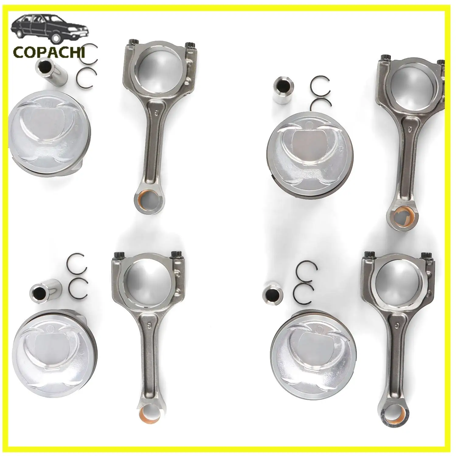

1Set G4KJ Engine Connecting&Rod Piston Set 23510-2G540 for 11-20 Kia Sorento Sportage Hyundai Sonata 2.4L Car Accessories Parts