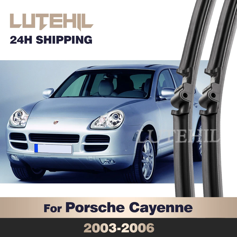 

For Porsche Cayenne 2003-2006 2004 2005 Wiper Front Wiper Blades Windshield Windscreen Window Brush 26"+26"