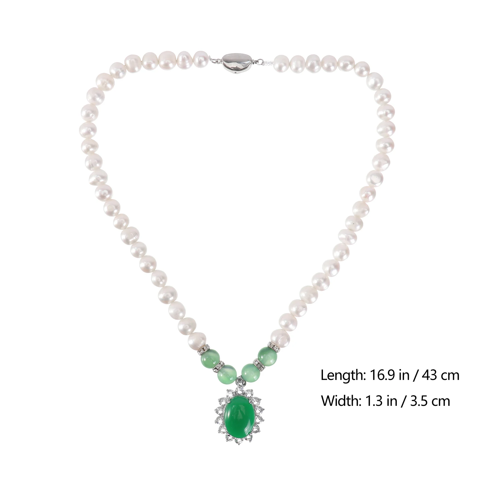 

Pearl Necklace Neck Clavicle Chain Accessories Birthday Gift Elegant Necklace Neck Accessories Jewelry for Women